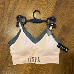 U.S. POLO ASSN 2 Pack Sports Bras